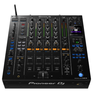 AlphaTheta Pioneer DJ DJM-A9 vue face table de mixage DJ 4 voies