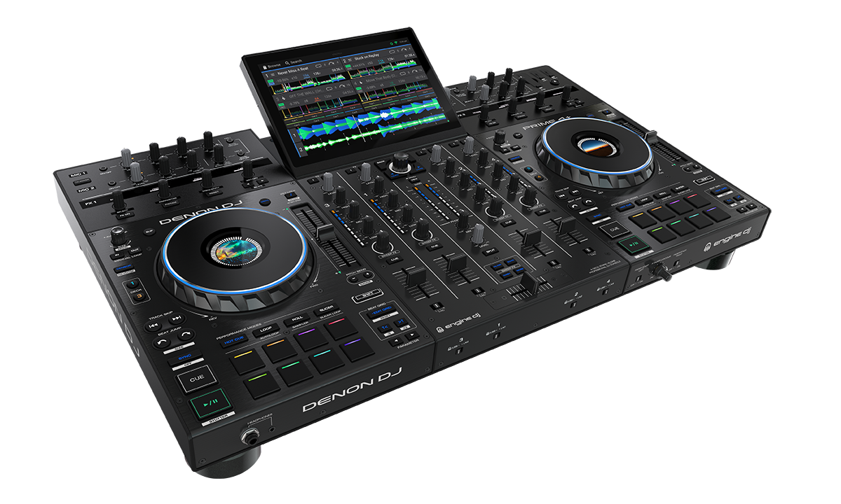 Denon DJ Prime 4+ système DJ autonome 4 voies vue principale