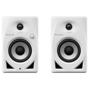 Pioneer DJ DM-40D blanches enceintes de monitoring