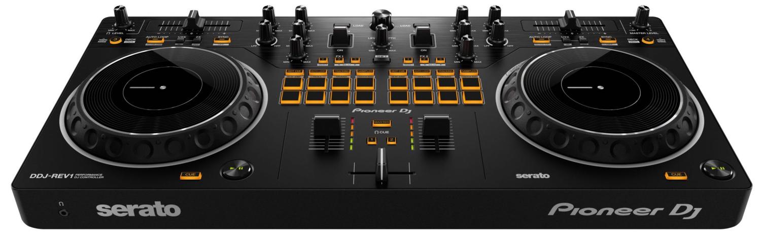 Pioneer DJ DDJ-REV1 layout battle faders horizontaux