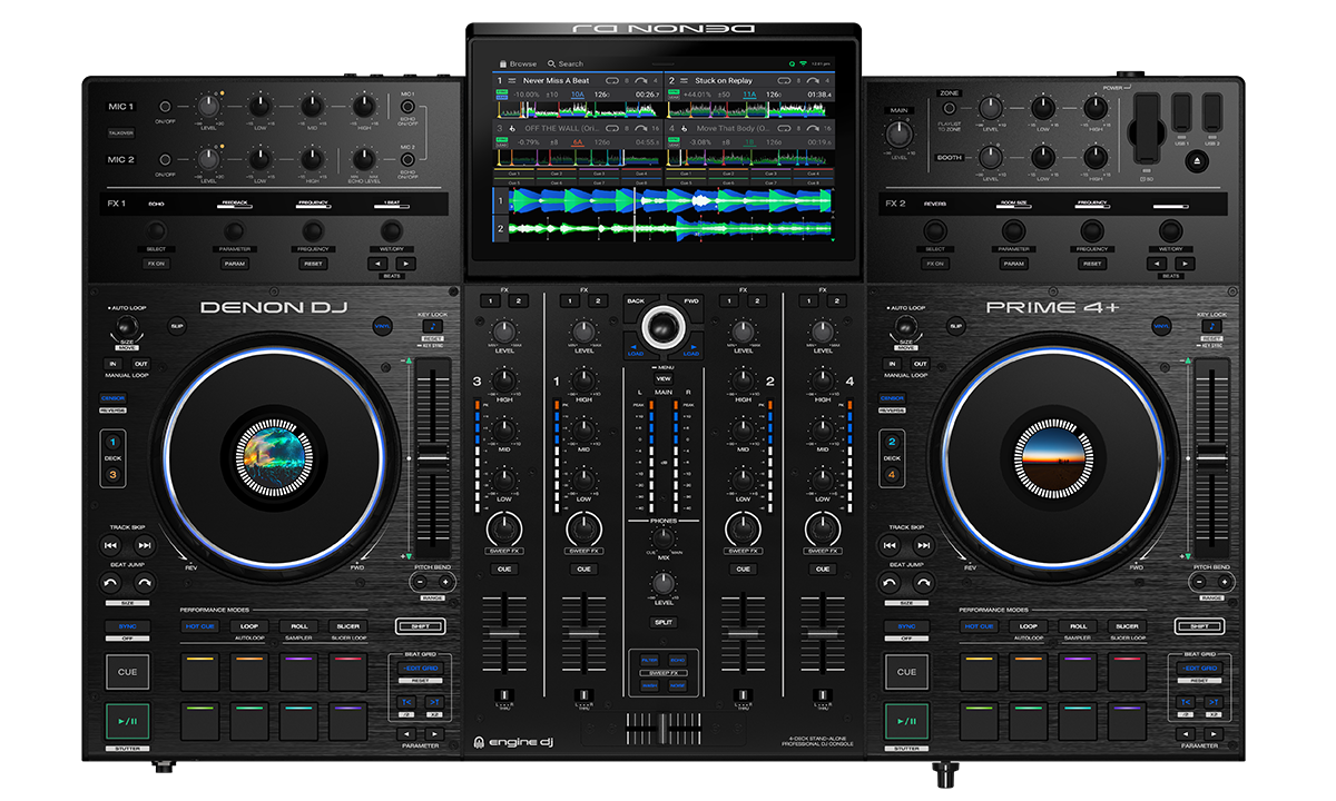 Denon DJ Prime 4+ écran tactile HD 10 pouces
