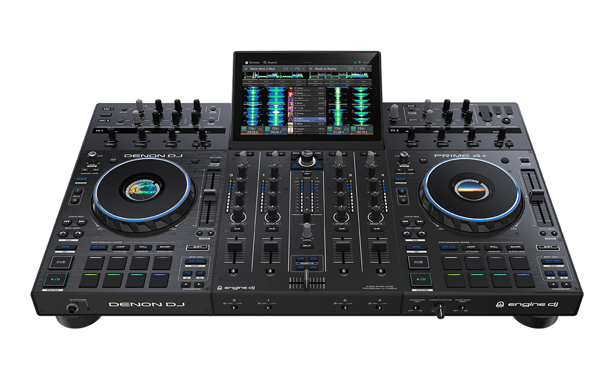 Denon DJ Prime 4+ – Système DJ autonome 4 voies avec streaming (Engine DJ) – Image 5
