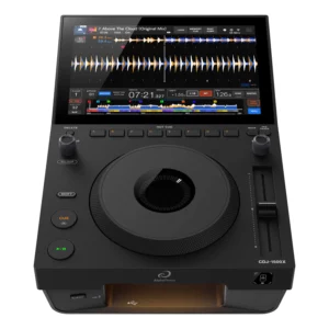 AlphaTheta CDJ-1500X, lecteur DJ professionnel compact avec écran tactile 10,1", Wi-Fi intégré et compatibilité rekordbox CloudDirectPlay.